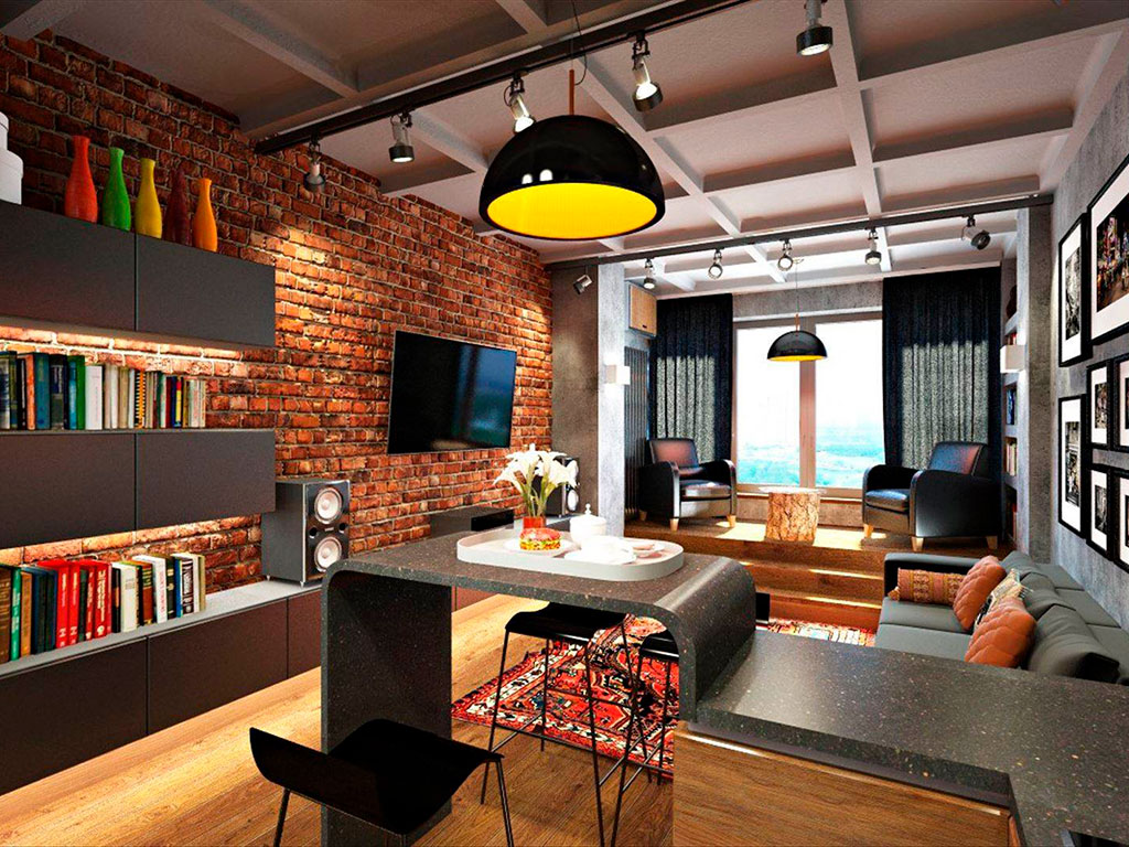 Какие цвета используют в лофте?